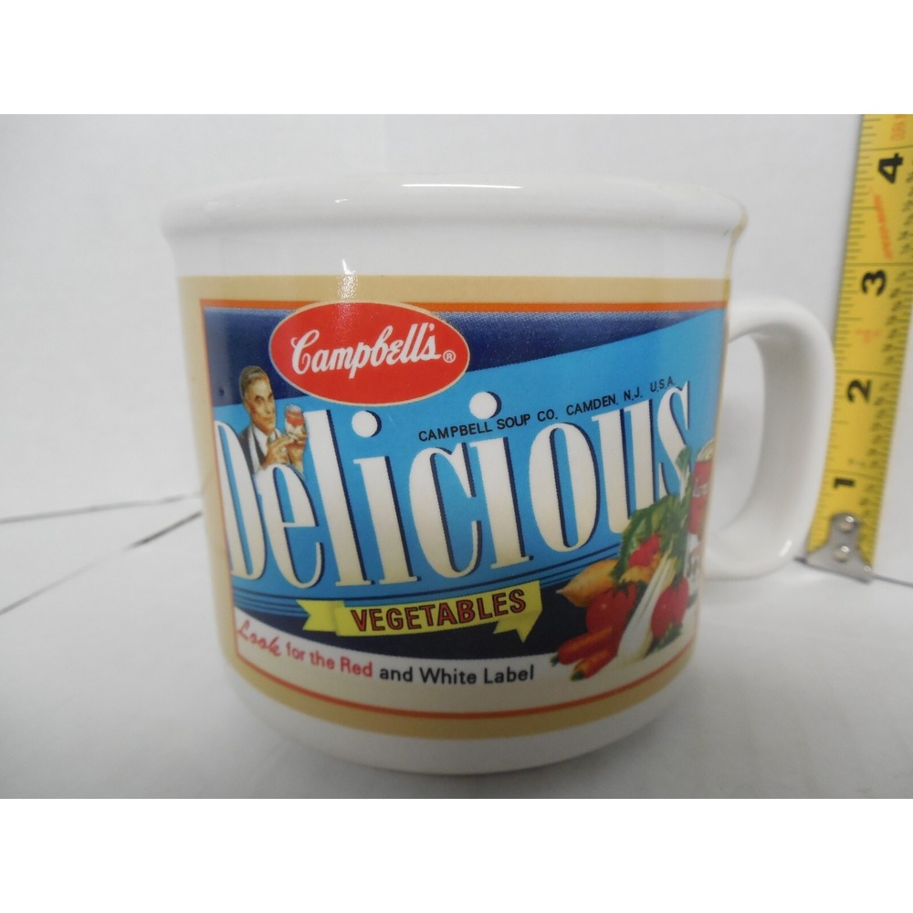 Campbell's " Delicious Vegetables Sweetened By The Sun" Soup Coffee Mug 2005